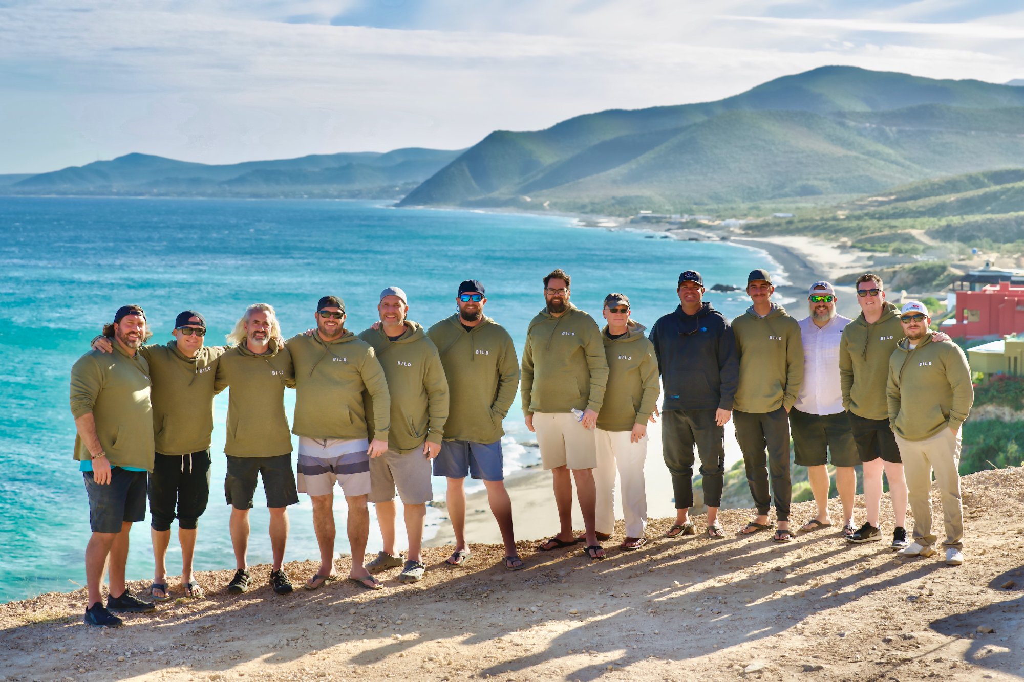 Men at Los Barriles coast